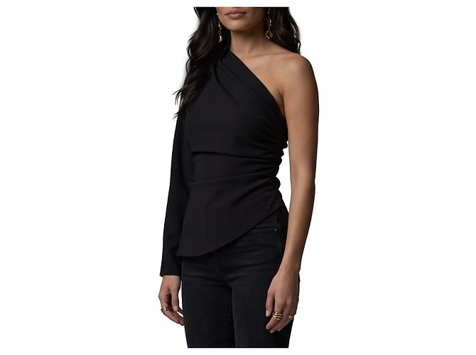 Federica Tosi Blusa de cady asimétrica - vista 2