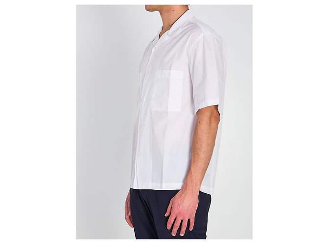 Camisa Barena Solana Bagio blanca de algodón Blanco - vista 2