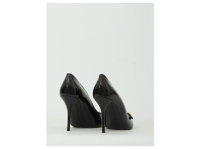 Dolce & Gabbana Zapatos de salón elegantes de charol Negro - vista 3