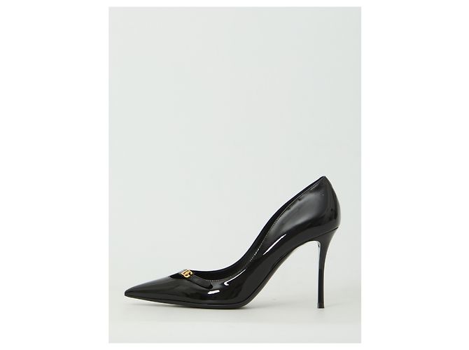 Dolce & Gabbana Zapatos de salón elegantes de charol Negro - vista 4