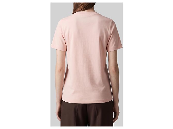 Burberry Knight Check T-Shirt aus Baumwolle Pink - Ansicht 3