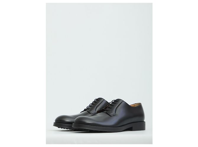 Scarpe Derby con lacci in vitello nero Tod's - vista 2