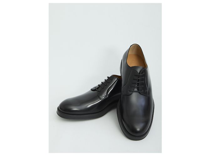 Scarpe Derby con lacci in vitello nero Tod's - vista 5