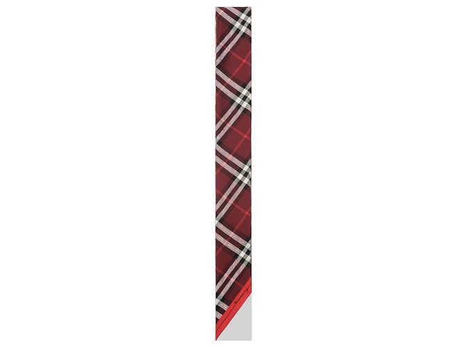 Bufanda Burberry Check de sarga de seda beige - vista 2