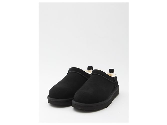 Ugg Classic Micro Black Leather Boots - view 2