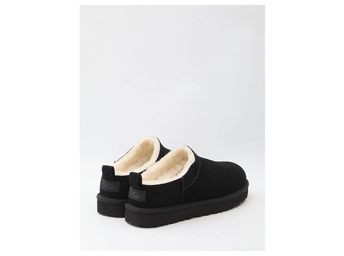 Ugg Classic Micro Black Leather Boots - view 3