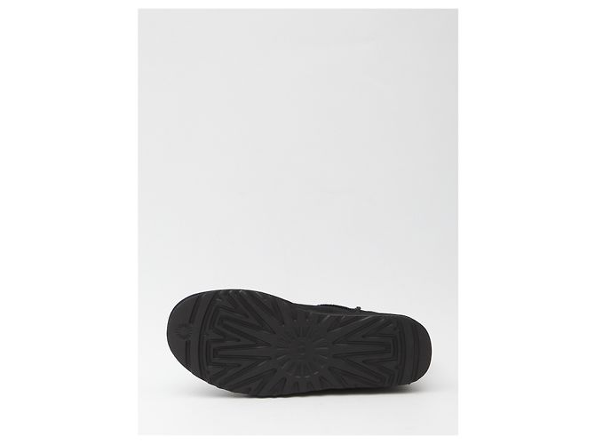 Ugg Classic Micro Black Leather Boots - view 4
