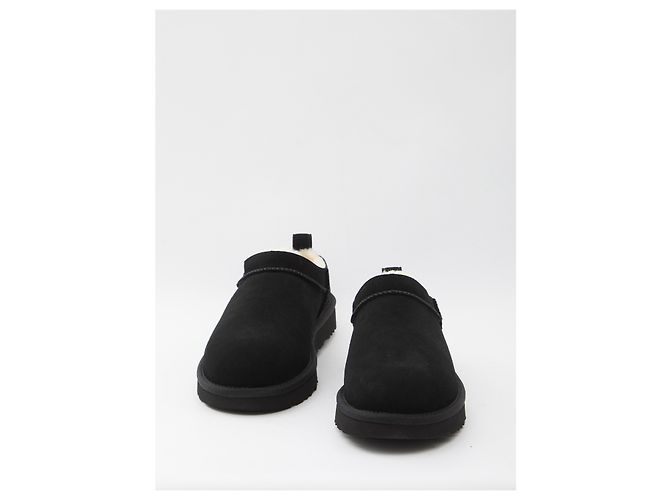 Ugg Classic Micro Black Leather Boots - view 5
