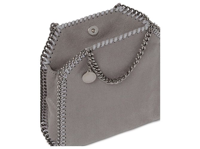Stella Mc Cartney mala tote Micro Falabella Cinza - vista 3