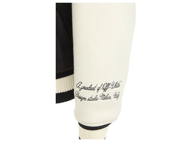 Off White Chaqueta college Cat Off Negro - vista 4
