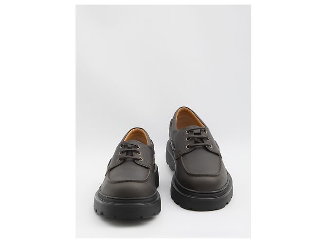 Tod's Bootsshoer mit Profilsohle Braun - Ansicht 5