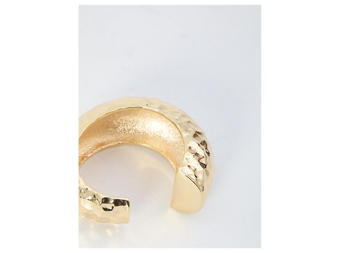 Self Portrait Armreif aus vergoldetem Messing Hammered Gold Golden - Ansicht 2