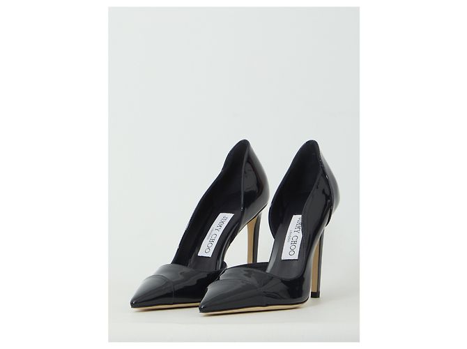 Jimmy Choo Décolleté Brigitte 100 blu navy - vista 2
