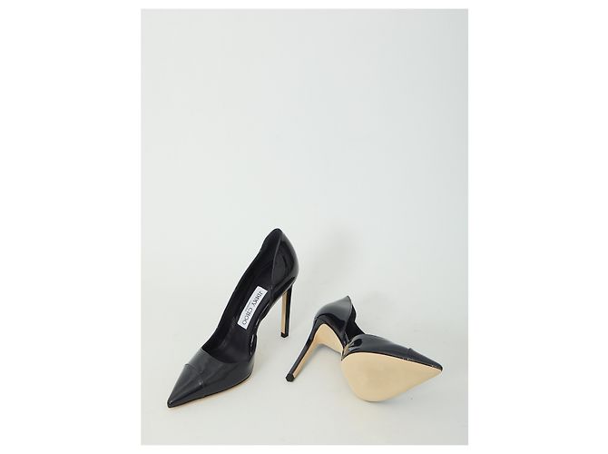 Jimmy Choo Décolleté Brigitte 100 blu navy - vista 5