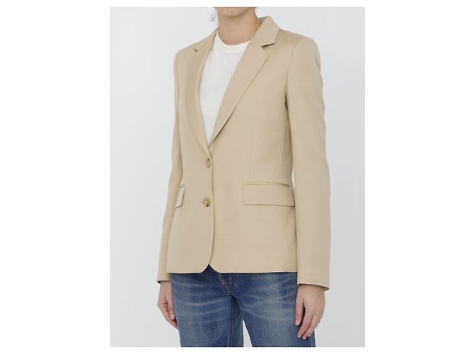 Stella Mc Cartney Stella McCartney Iconic jacket beige viscose - view 2