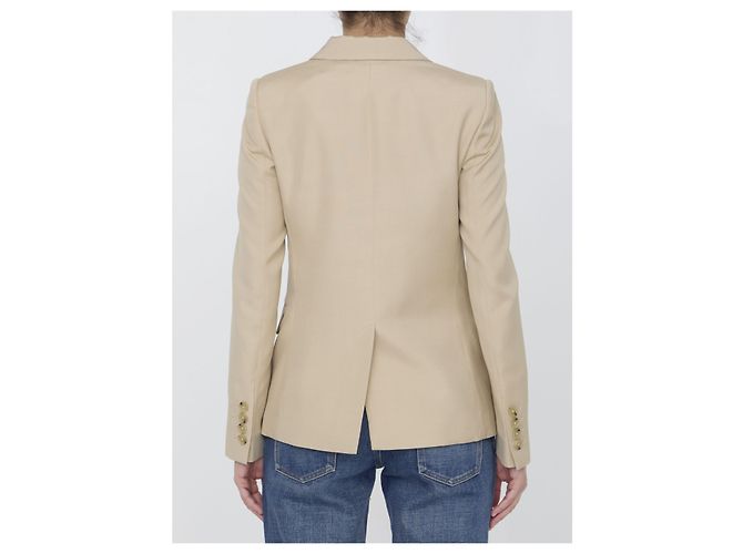 Stella Mc Cartney Stella McCartney Iconic jacket beige viscose - view 4