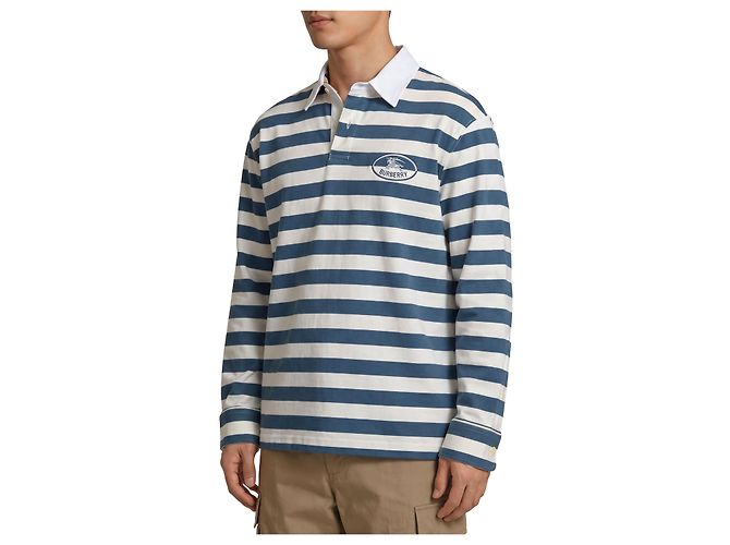 Burberry Camisa de rugby Knight Stamp Branco - vista 2