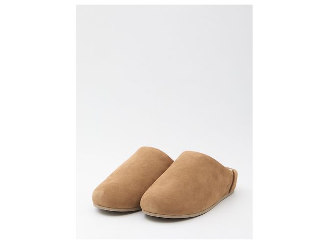 Mules Ugg Elea de cuero marrón Castaño - vista 2