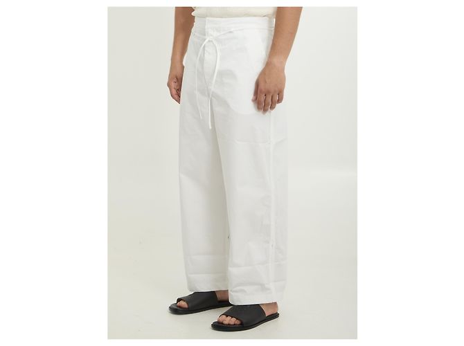 Jacquemus Marin Hose aus weißer Baumwolle - Ansicht 2