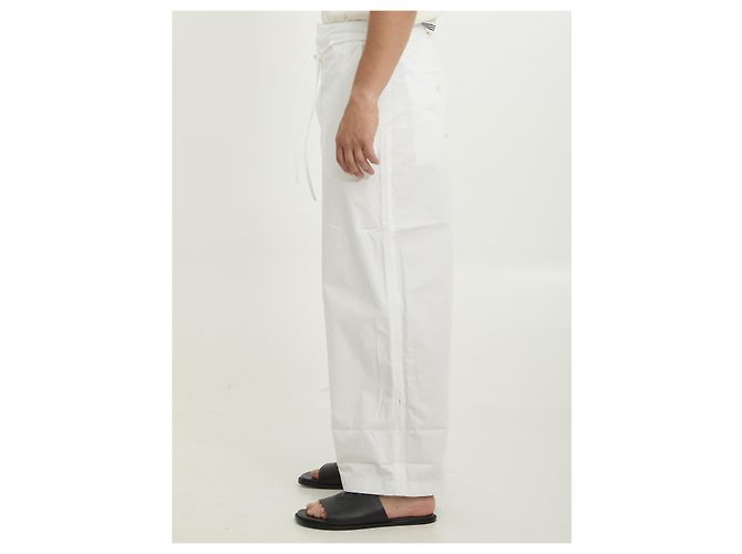 Jacquemus Marin Hose aus weißer Baumwolle - Ansicht 3