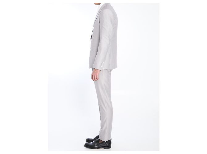 Dolce & Gabbana Deconstructed two-piece suit Grey - view 3