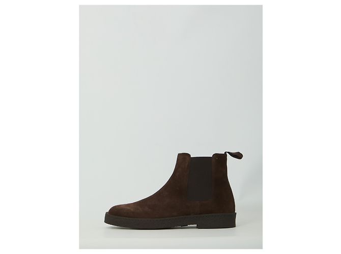 Common Projects Dark brown suede Chelsea boots - view 4