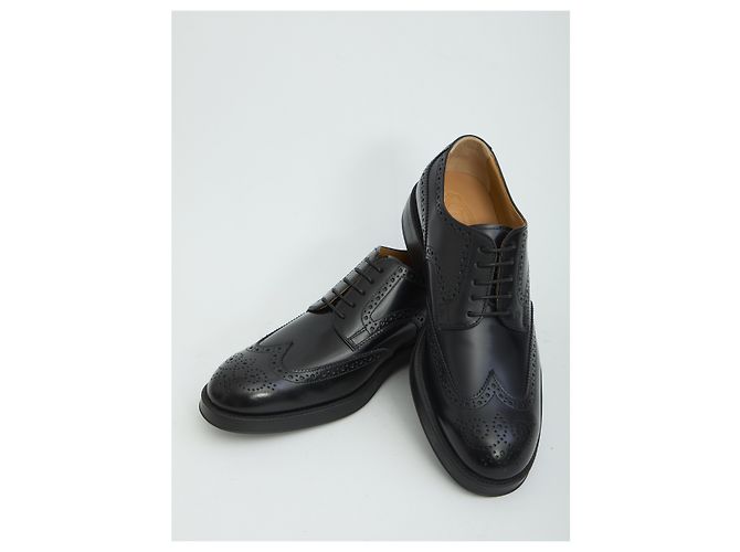 Tod's Chaussures à lacets avec perforations Noir - vue 5