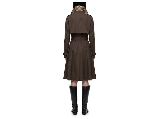 Burberry Gabardina larga Pembury de gabardina Castaño - vista 3