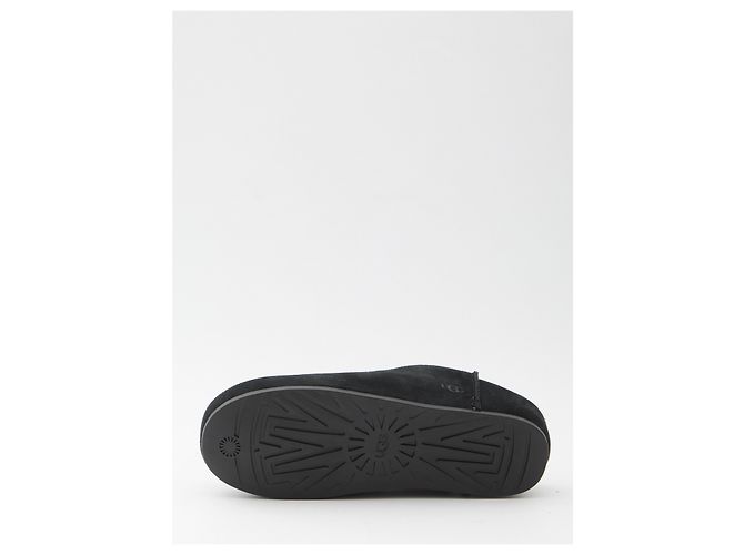 Mules Ugg Elea en cuir noir - vue 4