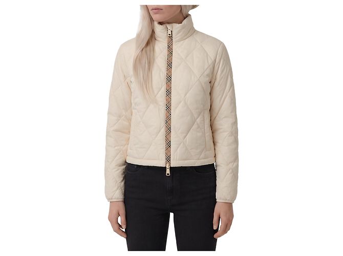 Burberry Chaqueta de nailon acolchada Bramford Blanco - vista 2
