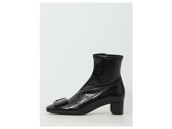 Roger Vivier Roundy Turtle Stretch ankle boots Black - view 4