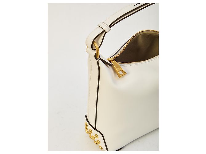 Borsa Tod's Sacca mini in pelle bianca Bianco - vista 4
