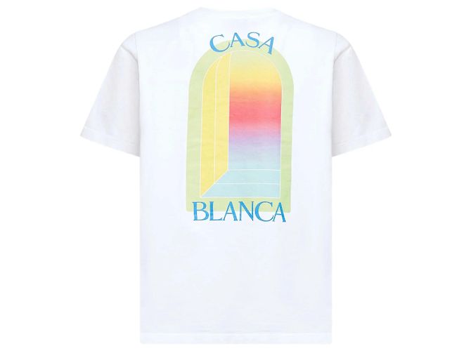 Casablanca L'Arche print T-shirt White - view 2