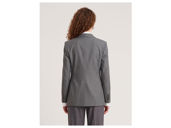 Sutton New York Giacca monopetto in tela stretch - vista 3
