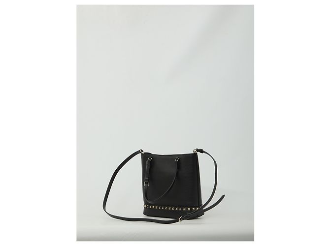 Valentino Garavani Mala Tote Rockstud Pequena Preto - vista 2