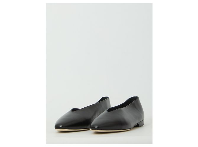 Bailarinas Jimmy Choo Margot Flat de cuero negro - vista 2