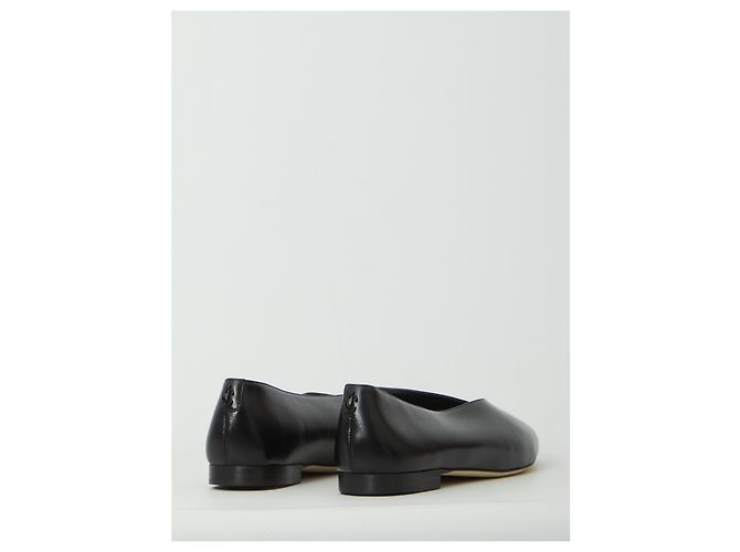 Bailarinas Jimmy Choo Margot Flat de cuero negro - vista 3