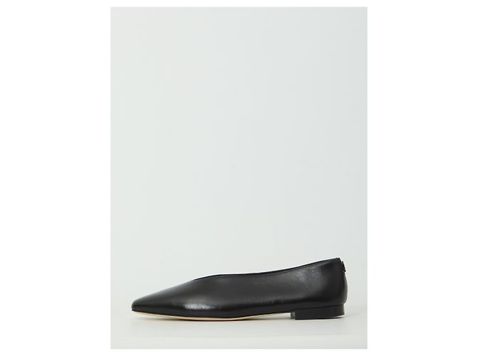 Bailarinas Jimmy Choo Margot Flat de cuero negro - vista 4