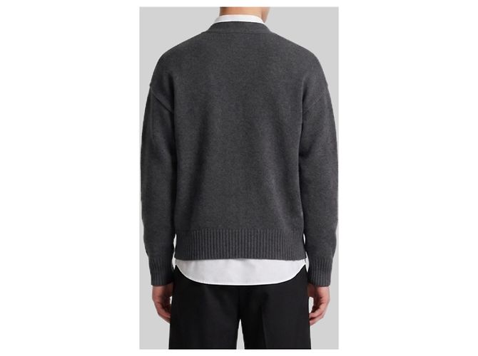 Ami Paris Ami de Coeur Cardigan Grau - Ansicht 2