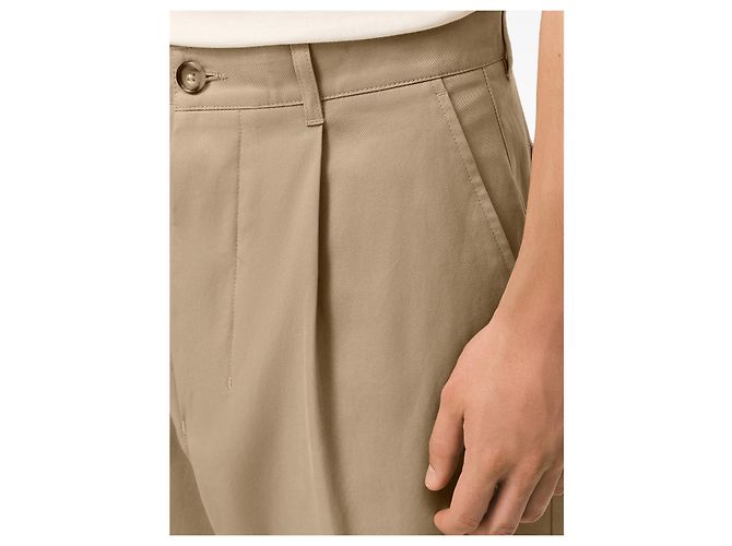 Ami Paris Karottenhose beige Baumwolle - Ansicht 3
