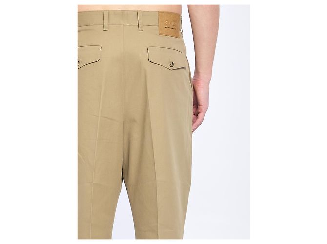 Ami Paris Karottenhose beige Baumwolle - Ansicht 4