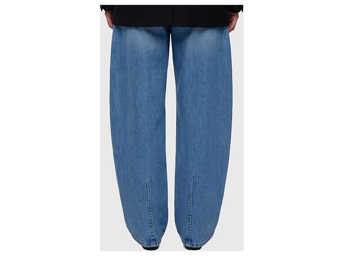 Jacquemus Vaqueros de talle alto pierna barrel Azul - vista 2