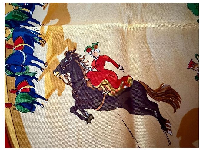 Hermès Carré Le Cirque Molier 90cm Multicolore - vue 12