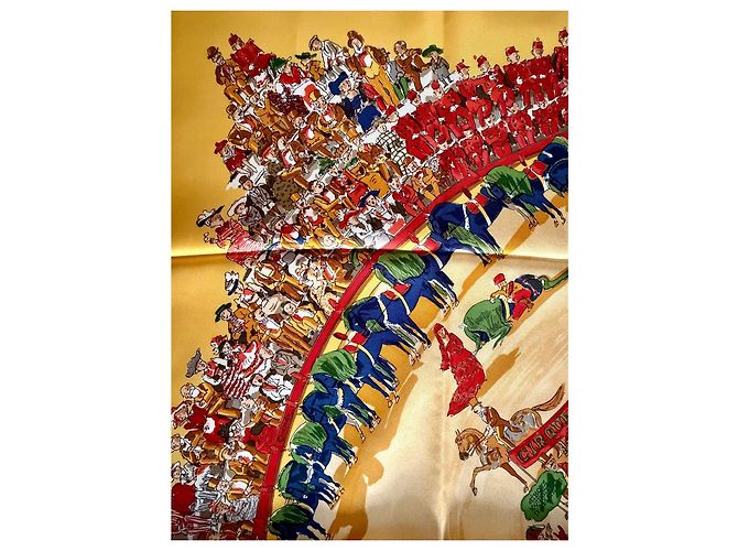 Hermès Carré Le Cirque Molier 90cm Multicolore - vue 6