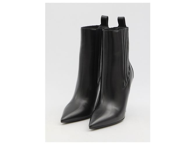 Valentino Garavani VLogo Lockette Stiefeletten Schwarz - Ansicht 2