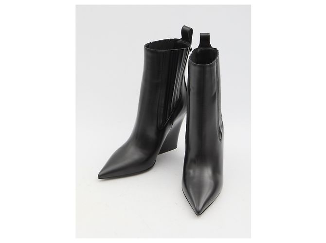 Valentino Garavani VLogo Lockette Stiefeletten Schwarz - Ansicht 5