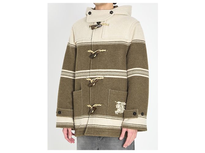 Abrigo Burberry Montgomery Harrogate Beige Lana Algodón - vista 2