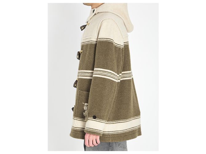Abrigo Burberry Montgomery Harrogate Beige Lana Algodón - vista 3