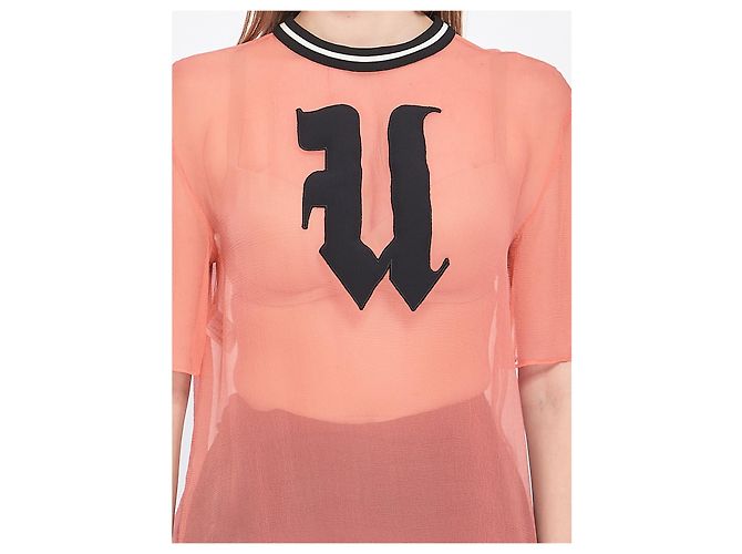 T-shirt de seda coral Emanuel Ungaro Rosa - vista 4