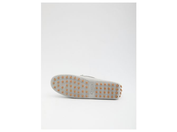 Tod's Mocassini Gommino boat shoes Grigio - vista 4